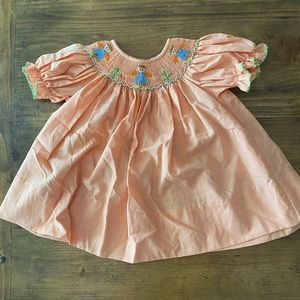 Petite Bebe fall smoked dress 3 month girls